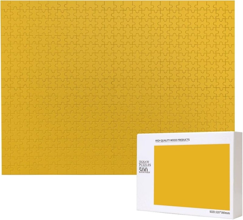 Phayah 500 قطعة لغز الذهب للبالغين ديكور المنزل هدية عيد ميلاد 20.4 × 15 - Image 1